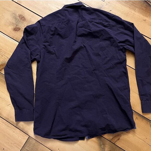 Ted Baker Men's Button Down Collared Shirt.  Purply Blue color! Size 4 - Picture 2 of 5